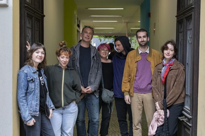 Udeleženci delavnice Naš vsakdanji kino z Alessandrom Comodinom, Gorica, april 2025