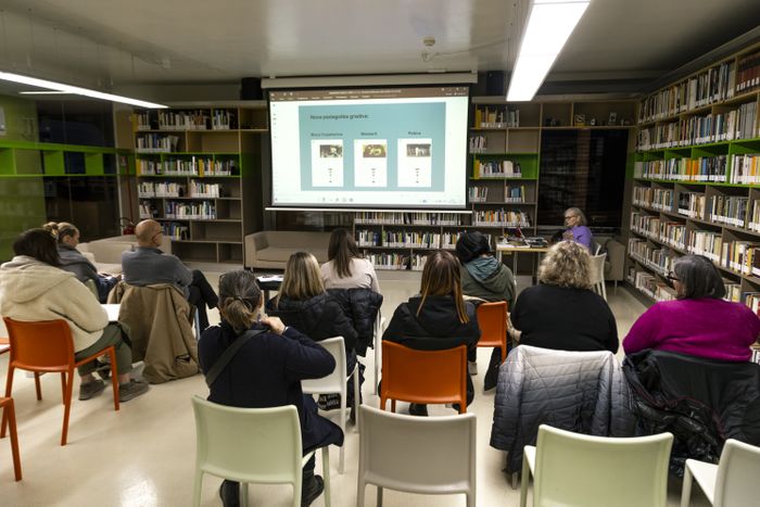 Presentation of the new educational material, Ugo Casiraghi Mediatheque, 13. 11. 2025