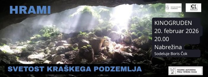 Projekcija filma Hrami – svetost kraškega podzemlja